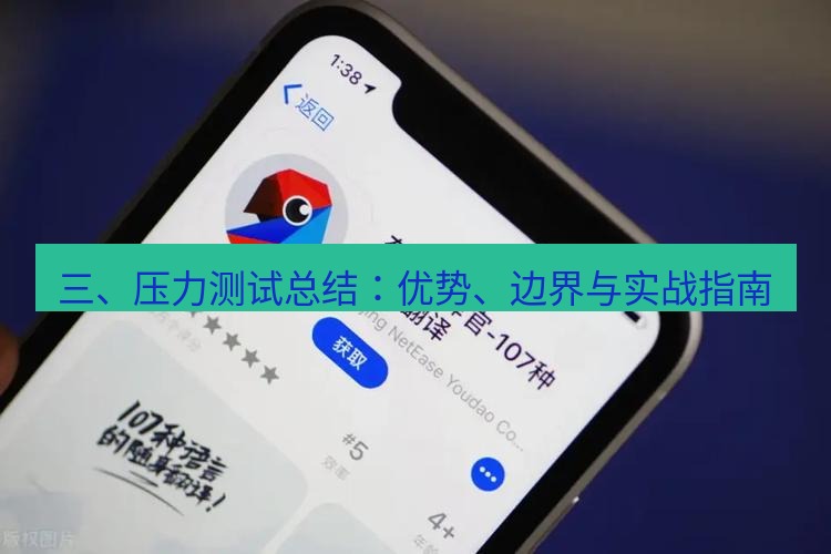 有道翻译下载 三、压力测试总结：优势、边界与实战指南