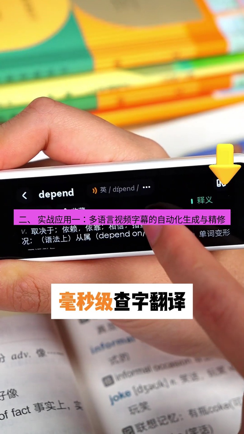 有道翻译下载 二、 实战应用一：多语言视频字幕的自动化生成与精修