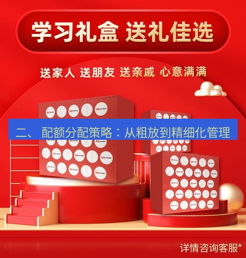 有道翻译下载 二、 配额分配策略：从粗放到精细化管理