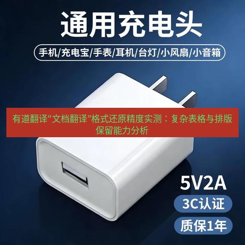 有道翻译下载 有道翻译“文档翻译”格式还原精度实测：复杂表格与排版保留能力分析