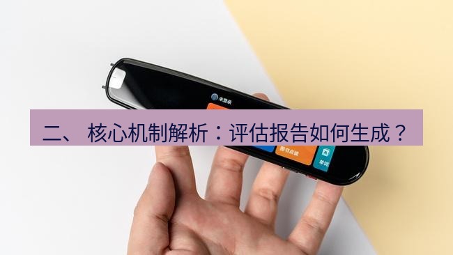 有道翻译下载 二、 核心机制解析：评估报告如何生成？