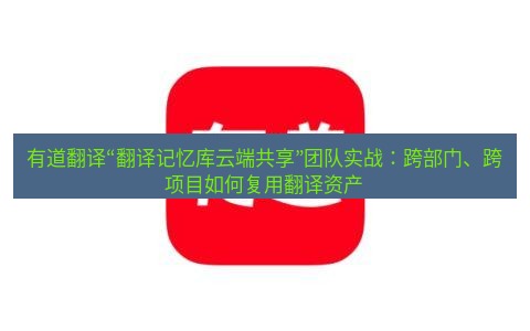 有道翻译下载 有道翻译“翻译记忆库云端共享”团队实战：跨部门、跨项目如何复用翻译资产