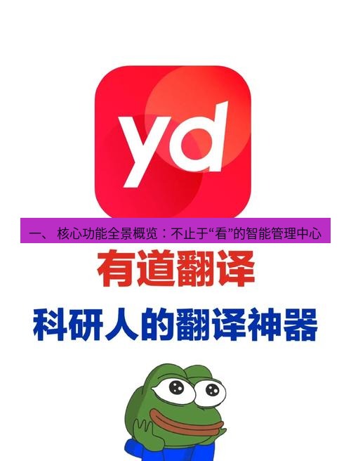 有道翻译下载 一、 核心功能全景概览：不止于“看”的智能管理中心