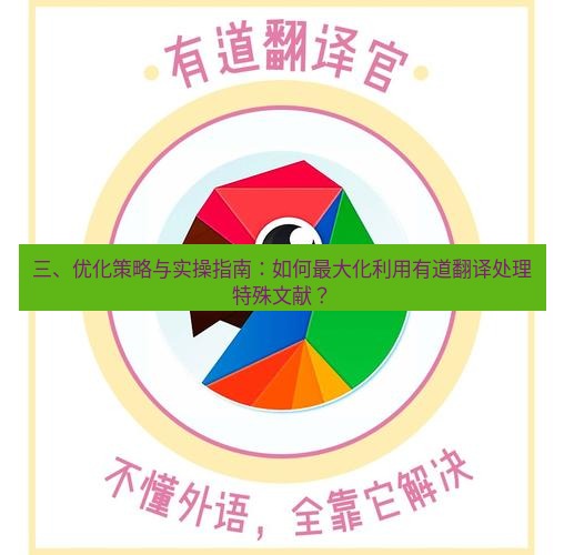 有道翻译下载 三、优化策略与实操指南：如何最大化利用有道翻译处理特殊文献？