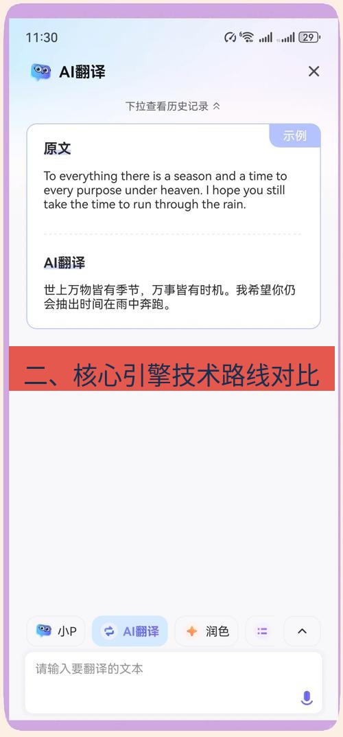 有道翻译下载 二、核心引擎技术路线对比