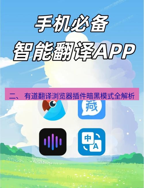 有道翻译下载 二、 有道翻译浏览器插件暗黑模式全解析