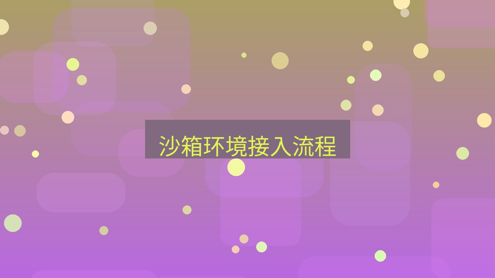 有道翻译 沙箱环境接入流程